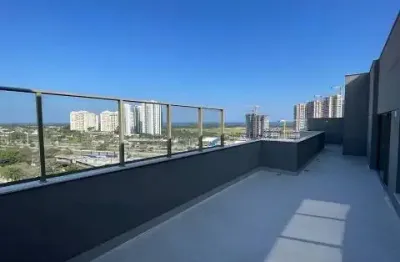 Cobertura linear para vender na barra da tijuca, 372m2, 4 suites; 4 vagas