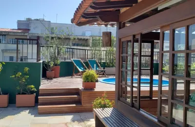 Cobertura com 5 quartos para vender na barra da tijuca, 320m2, portal do parque