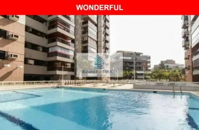 Apartamento à venda na barra da tijuca, rio de janeiro-rj: 2 quartos, 1 suíte, 124m², 1 vaga - imperdível!