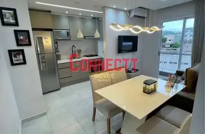 Apartamento com 2 dormitórios à venda, 51 m² por r$ 270.000 - jardim anhangüera - ribeirão preto/sp