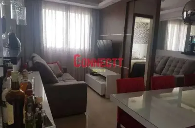 Apartamento com 2 dormitórios à venda, 48 m² por R$ 320.000 - Mirante Sul Resort Condomínio - Ribei
