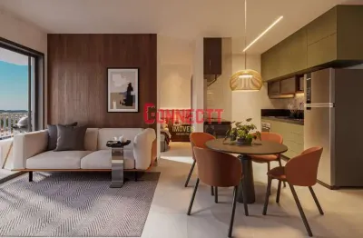 Lançamento 1 apartamento de 1 quarto sacada 1 vaga no bairro ribeirânia.