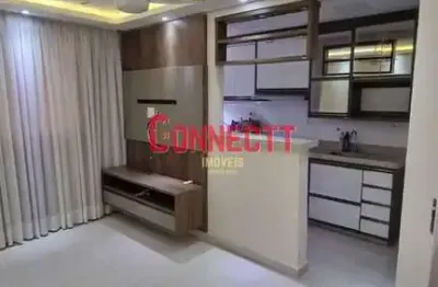 Apartamento de 2 quartos completo em armários na zona sul de ribeirão preto.