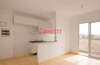 Apartamento com 2 dormitórios à venda, 48 m² por r$ 200.000,00 - jardim santa cecília - ribeirão pr