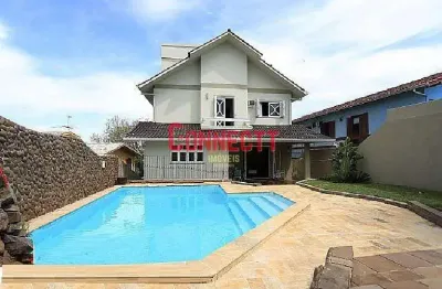 Casa com 5 dormitórios à venda, estuda permutas, 445 m² por r$ 1.223.000 - primavera - novo hamburg