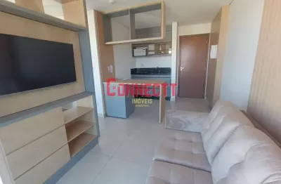 Apartamento mobiliado de 1 quartos 1 vaga no centro.