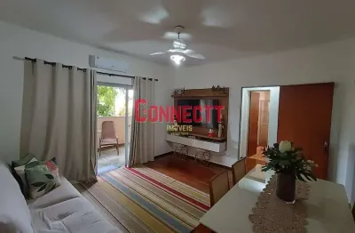 Apartamento com sacada e elevador à venda na vila tibério – 2 quartos e vaga coberta