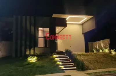 Casa térrea alto padrão no alphaville 3 ribeirão preto | 4 suítes, piscina aquecida e área gourmet