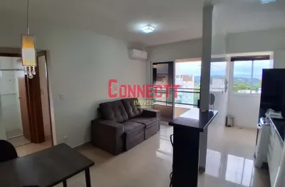 Apartamento com 1 dormitório para alugar, 43 m² - nova aliança - ribeirão preto/sp
