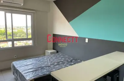 Flat Mobiliado em Frente à UNAERP e Hospital São Francisco – Andar Alto, Vista Livre e Lazer Comple