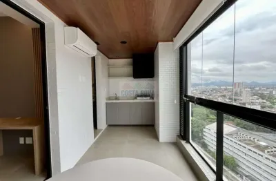 Apartamento diferenciado em andar alto com varanda e lazer completo no boqueirão 1 dormitório