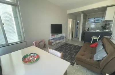 Aluga-se apartamento com 1 dormitório, vista mar, bairro caiçara