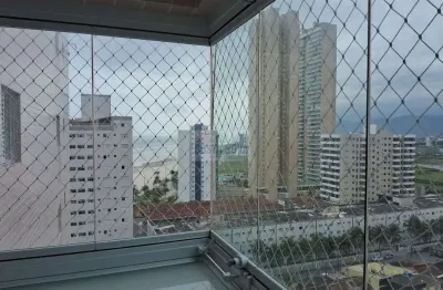 Apartamento à venda de 76m² - vista mar e montanha vila mirim - praia grande - sp.
