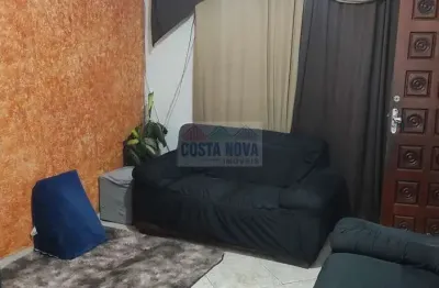 Casa em condominio a venda com 72,55m², com 2 quartos e garagem coberta em são vicente