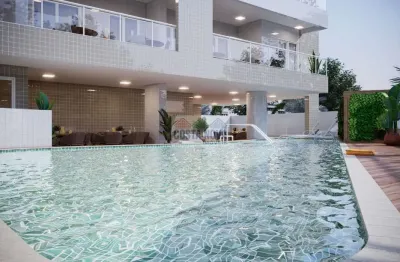 Apartamento com 2 quartos sendo um suíte, varanda gourmet, 1 vaga. vila mirim - r$ 428 mil