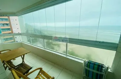 Apartamento a venda, 1 quarto, 1 banheiro, 1 vaga de garagem.  predio frente mar,  mobiliado
