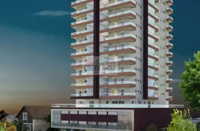 Apartamento com 2 dormitórios e lazer completo - bairro guilhermina, praia grande
