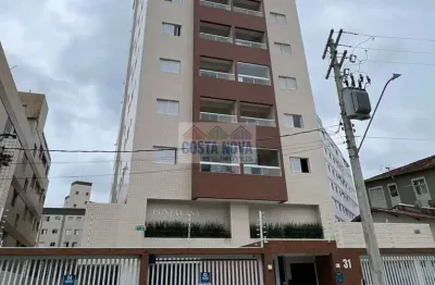 Apartamento com 2 quartos, 1 banheiro, 1 vaga. lazer completo pertinho da praia, no bairro caiçara