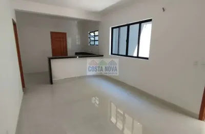 Casa sobrado de 3 quartos , 3 garagens e 2 banheiros de 100m². nova no embaré