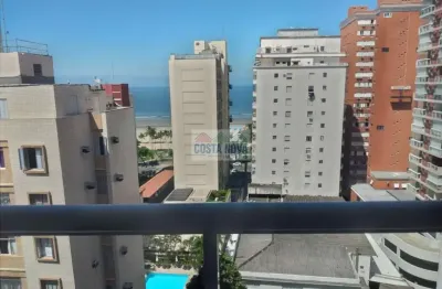Apartamento de 71m² com dois quartos duas suites de frente vista mar com varanda