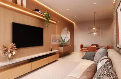Lançamento no embaré, 2 suites, 96m², sala para 2 ambientes,  2 banheiros