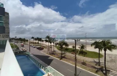 Apto 2 dormitórios com suíte, vista para o mar e área gourmet no caiçara ? praia grande