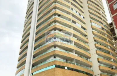 Apartamento com 3 suítes, 4 banheiros, 2 vaga,  mobiliado na vila tupi.  vista mar (alto padrão)