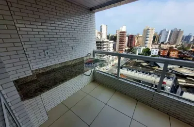 Apartamento com 2 quartos e 1 suíte na vila tupi em praia grande
