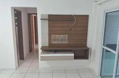 Apartamento para locação com 57m², 2 quartos sendo, 01 suítes, 1 vagas, bairro mirim - praia grande
