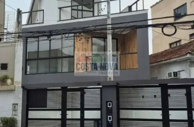 Casa duplex no embaré com piscina, espaço gourmet e alto padrão