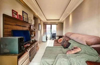 Apartamento com suíte e sacada no campo grande, perto da ana costa e bernardino