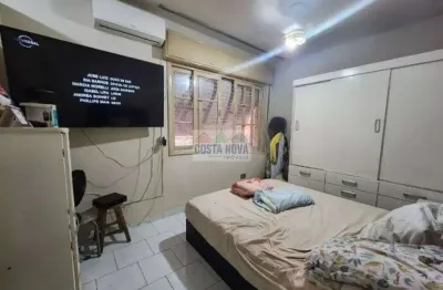 Apartamento a venda com 1 quarto, 1 banheiro, 1 vaga. bairro josé menino, santos