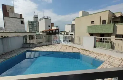 Cobertura duplex à venda, 2 dormitórios com dependência ? praia grande (praia da tupi)