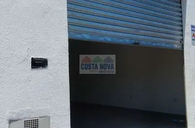 Locação de salão comercial medindo 8 x 18,6, 1 lavabo