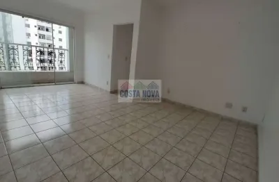 Apartamento no itararé com 2 dormitórios e sacada próximo à praia