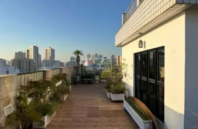 Cobertura exclusiva a 1 quadra da praia. bairro ponta da praia, santos/sp