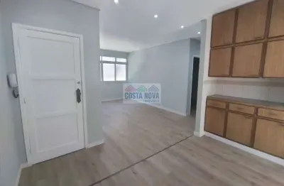 Apto 90m² no embaré reformado, 2 dorms, 2 banheiros e 1 vaga em condomínio estilo vila,.