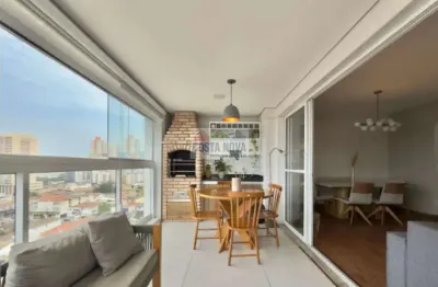 Amplo apartamento com varanda gourmet na ponta da praia ? santos/sp