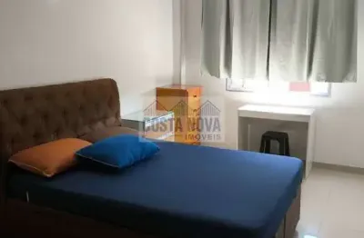 Oportunidade! apartamento  1 quarto com 52m², porteira fechada a metros da praia em são vicente!