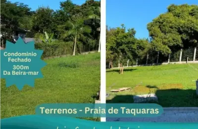 Terreno praia de taquaras em condomínio fechado, balneário camboriú