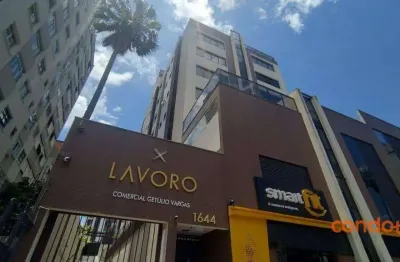 Sala para alugar, 57 m² por r$ 3.673,00/mês - menino deus - porto alegre/rs