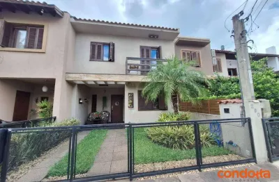 Sobrado com 3 dormitórios para alugar, 200 m² por r$ 4.924,00/mês - aberta dos morros - porto alegre/rs
