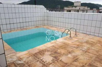 Cobertura com 3 dormitórios à venda, 260 m² por r$ 1.200.000,00 - campo grande - santos/sp