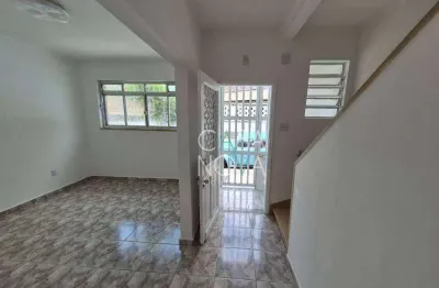 Sobrado com 2 dormitórios para alugar, 80 m² por r$ 3.150,00/mês - macuco - santos/sp