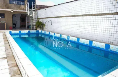 Sobrado com 4 dormitórios à venda, 255 m² por r$ 850.000,00 - vila cascatinha - são vicente/sp