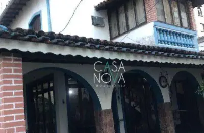 Casa com 5 dormitórios à venda, 1238 m² por r$ 4.900.000,00 - centro - são vicente/sp