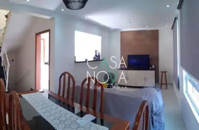 Village com 3 dormitórios à venda, 137 m² por r$ 800.000,00 - josé menino - santos/sp