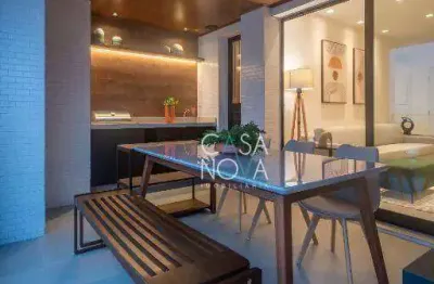 Apartamento com 2 dormitórios à venda, 83 m² por r$ 1.214.500,00 - boqueirão - santos/sp