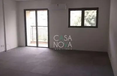 Sala para alugar, 43 m² por r$ 1.550,00/mês - valongo - santos/sp
