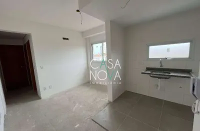 Apartamento com 2 dormitórios à venda, 41 m² por r$ 345.000,00 - estuário - santos/sp